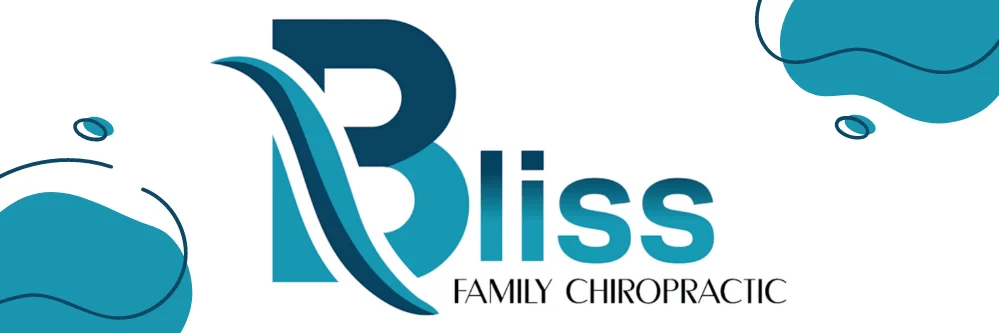 Bliss Family Chiropractic logo with wave design